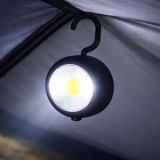 Lanternă LED rotundă cu c&acirc;rlig și magnet, &Oslash;7cm, CMCLASS