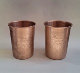 Set de pahare din cupru, 250 ml