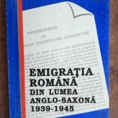 Emigratia romana din lumea anglo-saxona 1939- 1945- V. Fl. Dobrinescu