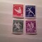 Serie DDR 1956 - Sport Leipzig , 4 valori
