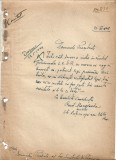 A3481N Constantin Manolache, act scris și semnat olograf, 1948