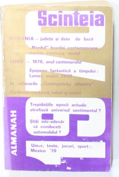 ALMANAHUL &#039;&#039; SCANTEIA &#039;&#039; , 1970