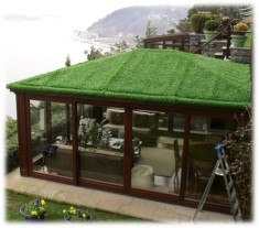 Plasa gard viu artificial, imitatie Gard Viu, plasa paravan verde 1.2m x 5m foto