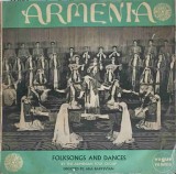 Disc vinil, LP. Folksongs And Dances-The Armenian Folk Group, Ara Bart&eacute;vian-241351, Vogue