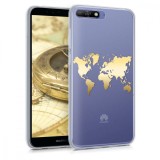 Husa pentru Huawei Y6 (2018), Silicon, Gold, 45413.01, Auriu, Carcasa, Kwmobile