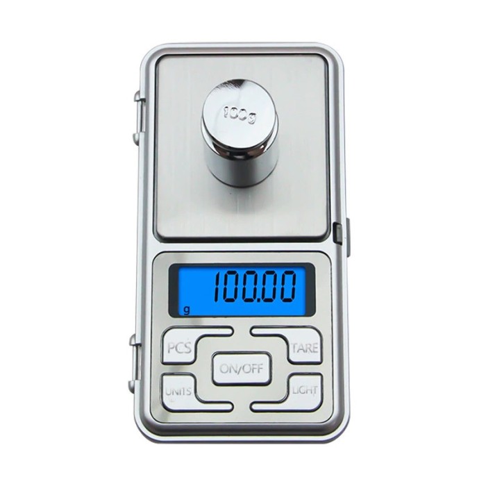 Mini cantar electronic de buzunar pentru bijuterii cu afisaj LCD, capacitate pana la 200g
