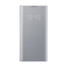 HUSA FLIP BOOK SAMSUNG N970 GALAXY NOTE 10, FLIP CARTE LED VIEW COVER, ARGINTIU, BLISTER EF-NN970PSEGWW ORIGINAL