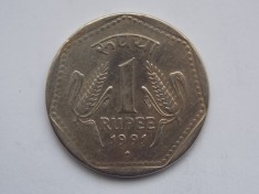 1 RUPEE 1991 INDIA foto