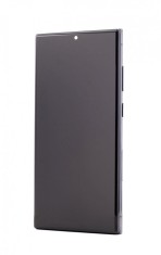 LCD Samsung Galaxy S23 Ultra, S918, Negru + Rama, Incell