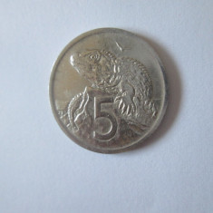 Noua Zeelanda 5 Cents 1973