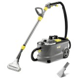 Aspirator cu spalare prin injectie-extractie profesional Puzzi 10/1, 1250 W, Capacitate maxima de suprafata (m&sup2;/h) 20 - 25, Antracit