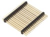 Şir pini 2x17 2,54mm aurit THT