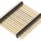 Şir pini 2x17 2,54mm aurit THT