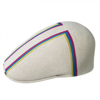 Basca Kangol Angle Stripe Alb (Masura: L) - Cod 305433 foto