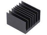 Radiator extrudat cu aripioare BGA negru 31x31mm