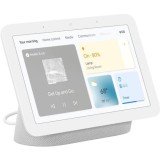 Boxa inteligenta Google Nest Hub (2nd Gen), 7 touchscreen, Wi-Fi, Bluetooth, 3 Microfoane, Alb