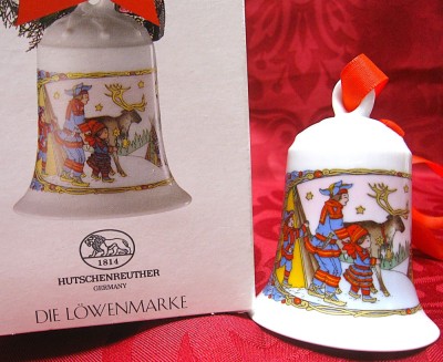 CLOPOTEL CLOPOT PORTELAN HUTSCHENREUTHER DECOR SEMNAT OLE WINTHER ANUL 1995 foto