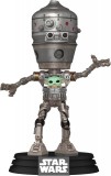 Figurina - Pop! Deluxe Star Wars: The Mandalorian: IG-12 with Grogu | Funko