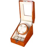 Cumpara ieftin Cutie intors ceasuri automatice iUni, Watch Winder 2 + 3 spatii depozitare Gold