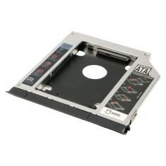 Rack hard disk Caddy sata pentru laptop, Active, grosime 12.7mm, adaptor hdd/ssd s-ata 2.5&quot;