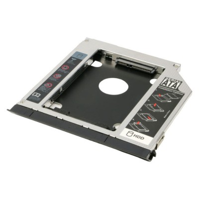 Rack hard disk Caddy sata pentru laptop, Active, grosime 9.5mm, adaptor hdd/ssd s-ata 2.5&amp;amp;quot; foto