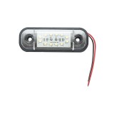 Lampa laterala gabarit LED alba slim 12-24V FR0175 Breckner Germany