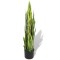 vidaXL Plantă artificială Limba-soacrei cu ghiveci, 90 cm, verde