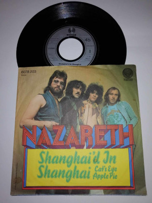 Nazareth Shanghai single vinil vinyl 7&amp;rdquo; Philips 1973 Ger VG+ foto