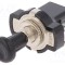 Comutator push-pull SCI 2 poziții 10A 12V negru fără iluminare