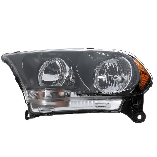 Far DODGE DURANGO, 12.2010-2013, Taiwan, fata, partea stanga, Tip=USA; tip bec H11+HB3+W5W+WY28/8W; manual; negru; Omologare: SAE;