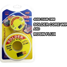 Set FLUDOR DE LIPIT 30G- 1MM , SN40PB60 Si COLOFONIU (SACAZ) DECAPANT PENTRU LIPITURI 10G