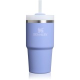 Stanley Quencher H2.O FlowState&trade; Tumbler pahar din oțel inoxidabil cu pai Hydrangea 590 ml