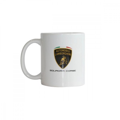 Lamborghini cană Squadra Corse white 2024 - uniw foto