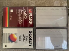 Lot 4 Casete Video 8 BASF, FUJI si Scoth (pentru stergerea capului) - 3