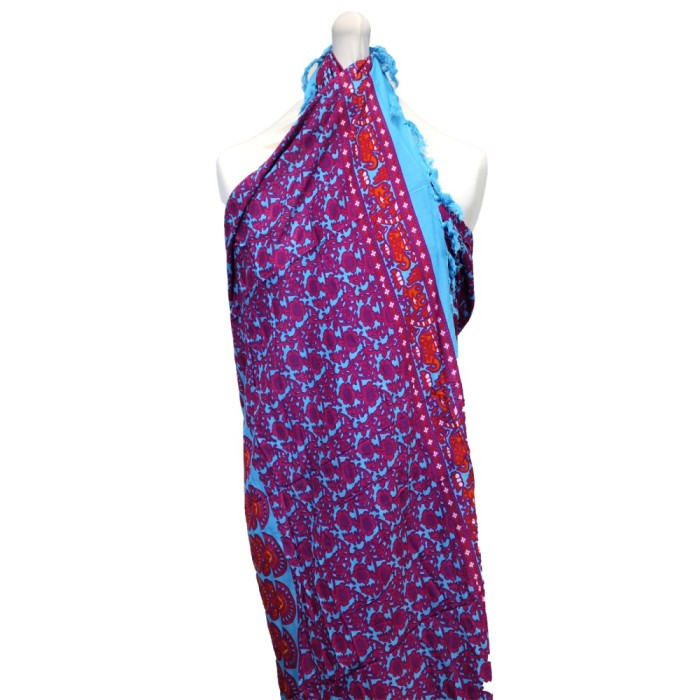 Sarong Mandala - Violet si Albastru