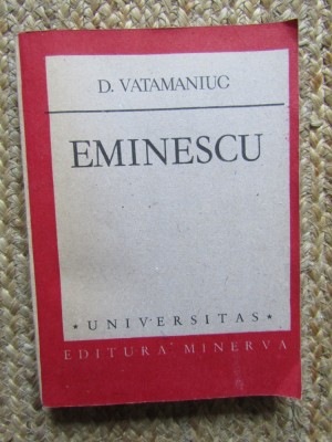 Dimitrie Vatamaniuc - Eminescu foto