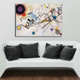 Cumpara ieftin Tablou canvas KANDINSKY006 Multicolor 70x100 cm
