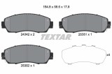 TEXTAR 2434201 set placute frana,frana disc