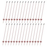 Stalpi otel pentru gard electric AKO, 107 cm, &Oslash;8 mm, 30 buc, aripa metalica, izolator inclus, uz intermediar