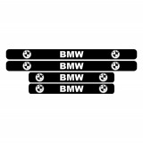 Set 4 Stickere Negre Pentru Praguri BMW