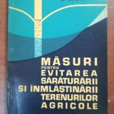 Masuri pentru evitarea saraturarii si inmlastinarii terenurilor agricole- R. Mindru, N. Petrescu