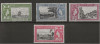 Colonii engleze, Jamaica, vederi, 1955, QE II, MNH, Nestampilat