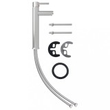 Cumpara ieftin Baterie mixer de baie, argintiu, 12x30 cm