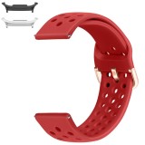 Curea din silicon, compatibila Samsung Galaxy Watch9 44mm/40mm, Samsung Galaxy Watch 8 44mm/40mm, Rosu