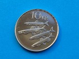 10 Kronur 1996 Islanda-AUNC- UNC