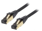 Patch cord S/FTP Cat 8 LSZH negru 1,5m, Gembird