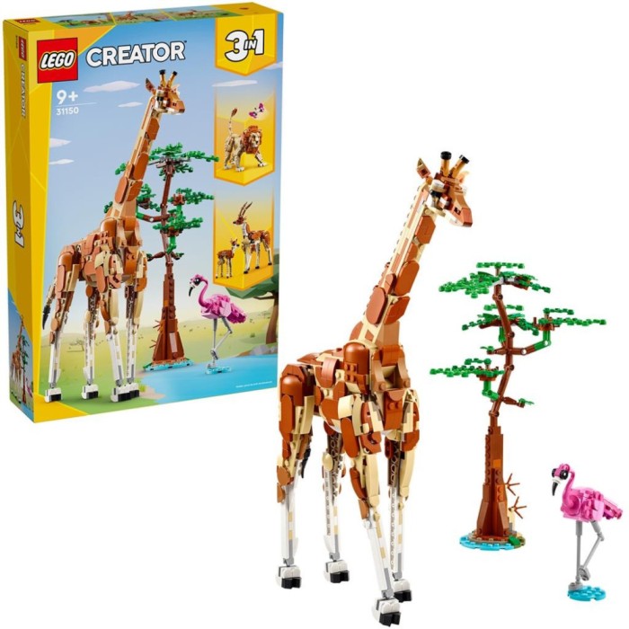 LEGO CREATOR 3IN1 ANIMALE SALBATICE DIN SAFARI 31150