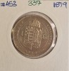 Ungaria 1 Forint 1879 Argint KM#453 Moneda Veche Colecție Argint