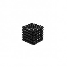 Bile magnetice antistres Neocube, 216 piese, 5mm Negru foto