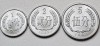 Set 3 Monede China 1, 2, 5 Fen 1982-1987, KM#1-3, Numismatică, Monede Străine